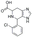 4-(2-CHLORO-PHENYL)-4,5,6,7-TETRAHYDRO-3H-IMIDAZO[4,5-C]PYRIDINE-6-CARBOXYLIC ACID Struktur