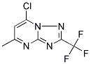 7-CHLORO-5-METHYL-2-(TRIFLUOROMETHYL)[1,2,4]TRIAZOLO[1,5-A]PYRIMIDINE Struktur