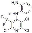 N-[2,3,6-TRICHLORO-5-(TRIFLUOROMETHYL)PYRIDIN-4-YL]BENZENE-1,2-DIAMINE Struktur