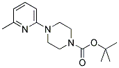 4-BOC-1-(6-METHYL-2-PYRIDYL)PIPERAZINE Struktur