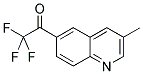 2,2,2-TRIFLUORO-1-(3-METHYL-QUINOLIN-6-YL)-ETHANONE Struktur