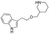 3-[2-(3-PIPERIDINYLMETHOXY)ETHYL]-1H-INDOLE Struktur