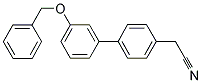 [3'-(BENZYLOXY)[1,1'-BIPHENYL]-4-YL]ACETONITRILE Struktur