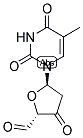 1-(3,5-ANHYDRO-2-DEOXY-BETA-D-THREO-PENTAFURANOSYL)THIMINE Struktur