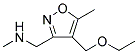 ([4-(ETHOXYMETHYL)-5-METHYLISOXAZOL-3-YL]METHYL)METHYLAMINE Struktur