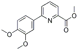 6-(3,4-DIMETHOXYPHENYL)PYRIDINE-2-CARBOXYLIC ACID METHYL ESTER Struktur