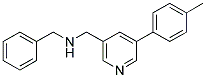 N-BENZYL(5-P-TOLYLPYRIDIN-3-YL)METHANAMINE Struktur