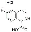 6-FLUORO-1,2,3,4-TETRAHYDRO-ISOQUINOLINE-1-CARBOXYLIC ACID HYDROCHLORIDE Struktur