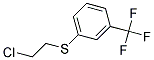 1-[(2-CHLOROETHYL)THIO]-3-(TRIFLUOROMETHYL)BENZENE Struktur