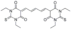 BIS-(1,3-DIETHYLTHIOBARBITURIC ACID)PENTAMETHINE OXONOL Struktur