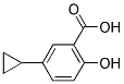 5-CYCLOPROPYL-2-HYDROXYBENZOIC ACID Struktur