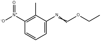 ETHYL-N-(2-METHYL-3-NITROPHENYL)FORMIMIDATE Struktur