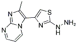 [4-(2-METHYL-IMIDAZO[1,2-A]PYRIMIDIN-3-YL)-THIAZOL-2-YL]-HYDRAZINE Struktur