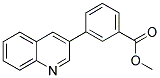 METHYL 3-(3-QUINOLINYL)BENZOATE Struktur