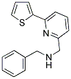 1-PHENYL-N-([6-(2-THIENYL)PYRIDIN-2-YL]METHYL)METHANAMINE Struktur