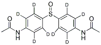 4,4'-DI-N-ACETYLAMINO-DIPHENYLSULFOXIDE-D8 Struktur