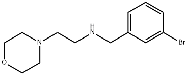 N-(3-BROMOBENZYL)-2-MORPHOLIN-4-YLETHANAMINE Struktur