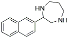 2-NAPHTHALEN-2-YL-[1,4]HOMOPIPERAZINE Struktur