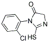 3-(2-CHLOROPHENYL)-2-MERCAPTO-3,5-DIHYDRO-4H-IMIDAZOL-4-ONE Struktur