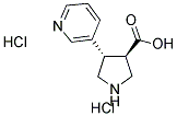 (TRANS)-4-(3-PYRIDINYL)-PYRROLIDINE-3-CARBOXYLIC ACID-2HCL Struktur