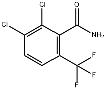 2,3-DICHLORO-6-(TRIFLUOROMETHYL)BENZAMIDE Struktur