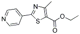 4-METHYL-2-PYRIDIN-4-YL-THIAZOLE-5-CARBOXYLIC ACID ETHYL ESTER Struktur