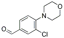 3-CHLORO-4-MORPHOLIN-4-YL-BENZALDEHYDE Struktur