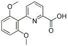 6-(2,6-DIMETHOXYPHENYL)PYRIDINE-2-CARBOXYLIC ACID Struktur