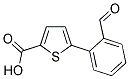 5-(2-FORMYLPHENYL)-2-THIOPHENECARBOXYLIC ACID Struktur