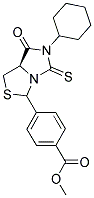 METHYL 4-[(7AR)-6-CYCLOHEXYL-7-OXO-5-THIOXOTETRAHYDRO-1H-IMIDAZO[1,5-C][1,3]THIAZOL-3-YL]BENZOATE Struktur