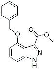 METHYL 4-BENZYLOXY-3-INDAZOLECARBOXYLATE Struktur