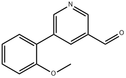 5-(2-METHOXYPHENYL)NICOTINALDEHYDE Struktur