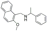 N-((2-METHOXY-1-NAPHTHYL)METHYL)-1-PHENYLETHANAMINE Struktur