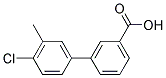 4'-CHLORO-3'-METHYLBIPHENYL-3-CARBOXYLIC ACID Struktur