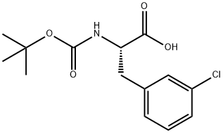 BOC-3-CHLORO-DL-PHENYLALANINE Struktur