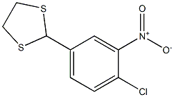 2-(4-CHLORO-3-NITROPHENYL)-1,3-DITHIOLANE Struktur