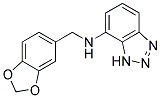 N-(1,3-BENZODIOXOL-5-YLMETHYL)-1H-1,2,3-BENZOTRIAZOL-7-AMINE Struktur