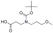 N-BOC-3-(3-METHOXY-PROPYLAMINO)-PROPIONIC ACID Struktur