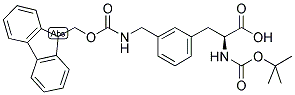 BOC-L-3-AMINOMETHYLPHE(FMOC) Struktur