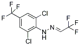 N-(2,6-DICHLORO-4-TRIFLUOROMETHYL-PHENYL)-N'-(2,2,2-TRIFLUORO-ETHYLIDENE)-HYDRAZINE Struktur