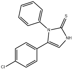 5-(4-CHLOROPHENYL)-1-PHENYL-1H-IMIDAZOLE-2-THIOL Struktur