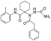 2-(2-PHENYLACETYL)-2-(1-(O-TOLYLCARBAMOYL)CYCLOHEXYL)HYDRAZINECARBOXAMIDE Struktur