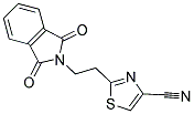 2-[2-(1,3-DIOXO-1,3-DIHYDRO-2H-ISOINDOL-2-YL)ETHYL]-1,3-THIAZOLE-4-CARBONITRILE Struktur