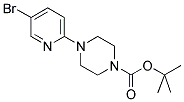 5-BROMO-2-(4-BOC-PIPERAZIN-1-YL)PYRIDINE Struktur