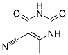 6-METHYL-2,4-DIOXO-1,2,3,4-TETRAHYDROPYRIMIDINE-5-CARBONITRILE Struktur