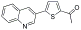 1-[5-(3-QUINOLINYL)-2-THIENYL]ETHANONE Struktur