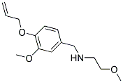 N-(4-(ALLYLOXY)-3-METHOXYBENZYL)-2-METHOXYETHANAMINE Struktur