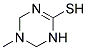 5-METHYL-1,4,5,6-TETRAHYDRO-1,3,5-TRIAZINE-2-THIOL Struktur