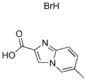 6-METHYL-IMIDAZO[1,2-A]PYRIDINE-2-CARBOXYLIC ACID HYDROBROMIDE Struktur