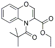 ETHYL 4-(2,2-DIMETHYLPROPANOYL)-4H-1,4-BENZOXAZINE-3-CARBOXYLATE Struktur